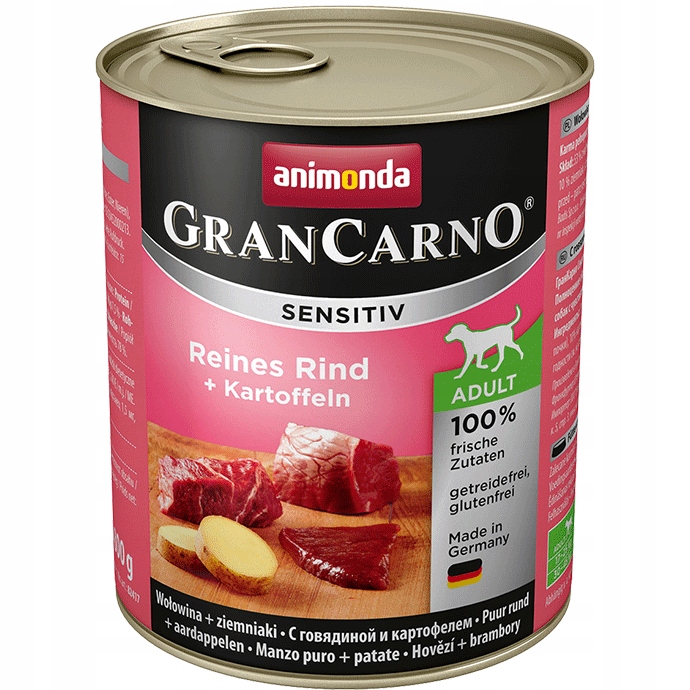 Levně Animonda Grancarno Sensitiv hovězí maso 6x800g
