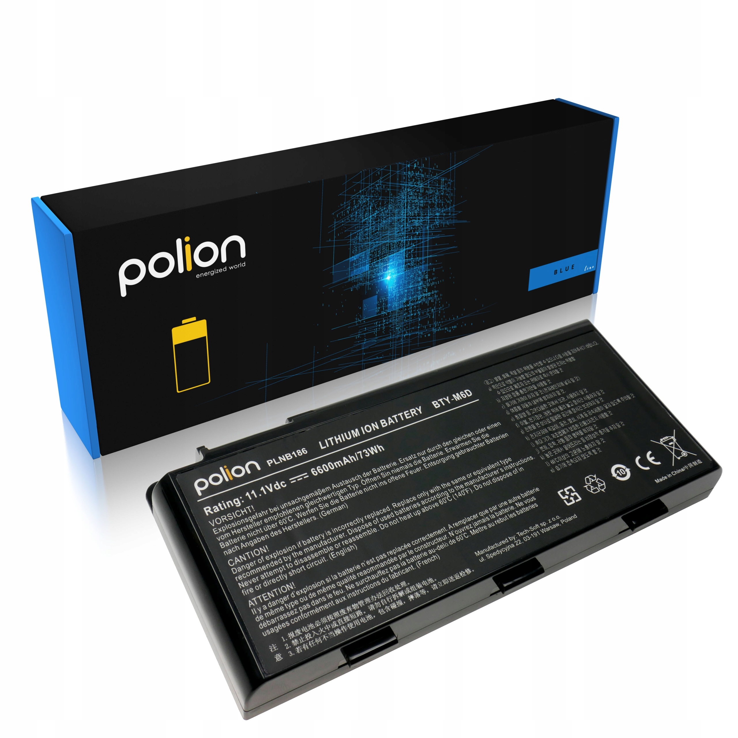 Baterie BTY-M6D pro notebook Msi GT60 GT600 GT660 GT680 GT70 GX660 GX70 GX780