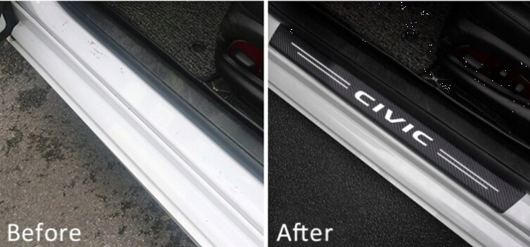 Honda CIVIC naklejki ochronne na progi 4 szt. EAN (GTIN) 6974086361505