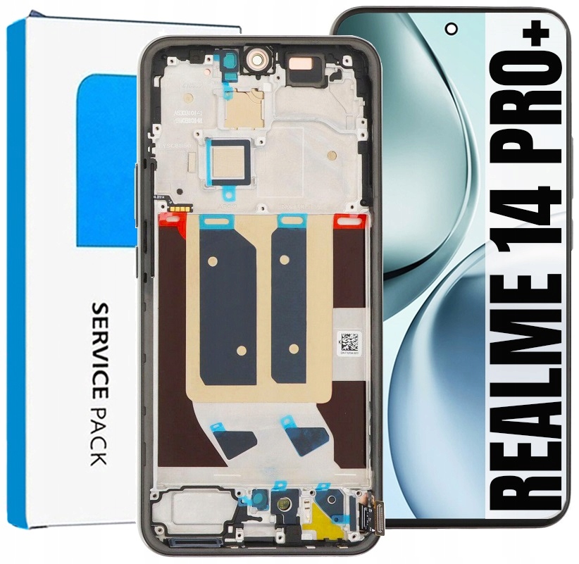 Displej Pro Realme 14 Pro Plus RMX5051 Originální Displej Rámeček Bílý