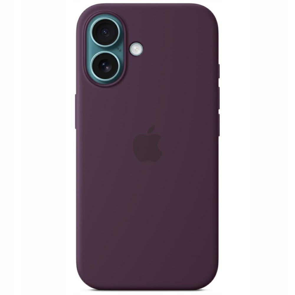 Pouzdro Apple MYY43ZM/A iPhone 16 6.1" MagSafe švestkové/plum Silicone Cas