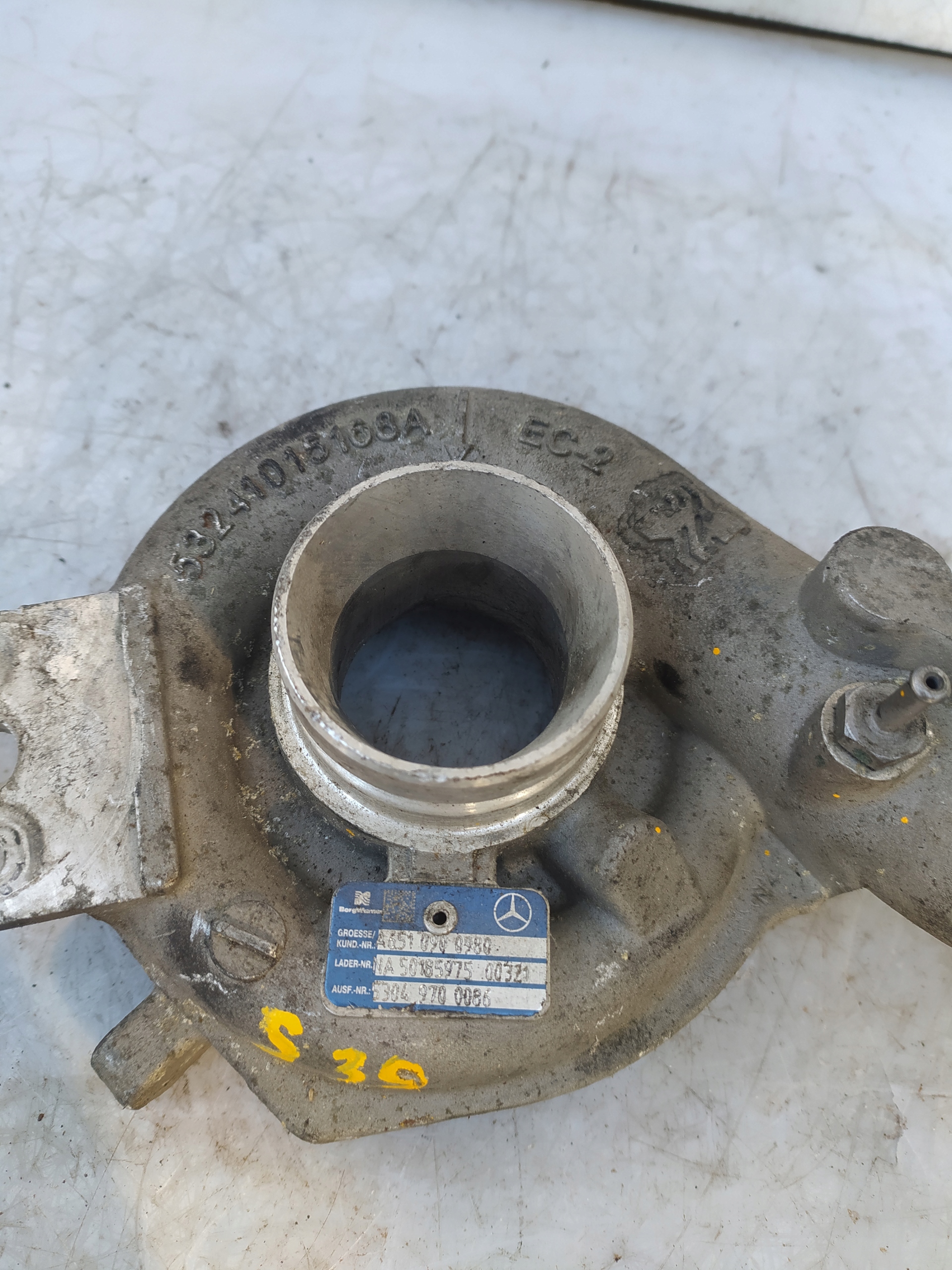 Turbosprężarka Turbina 53049700086 Mercedes Benz Producent części BorgWarner