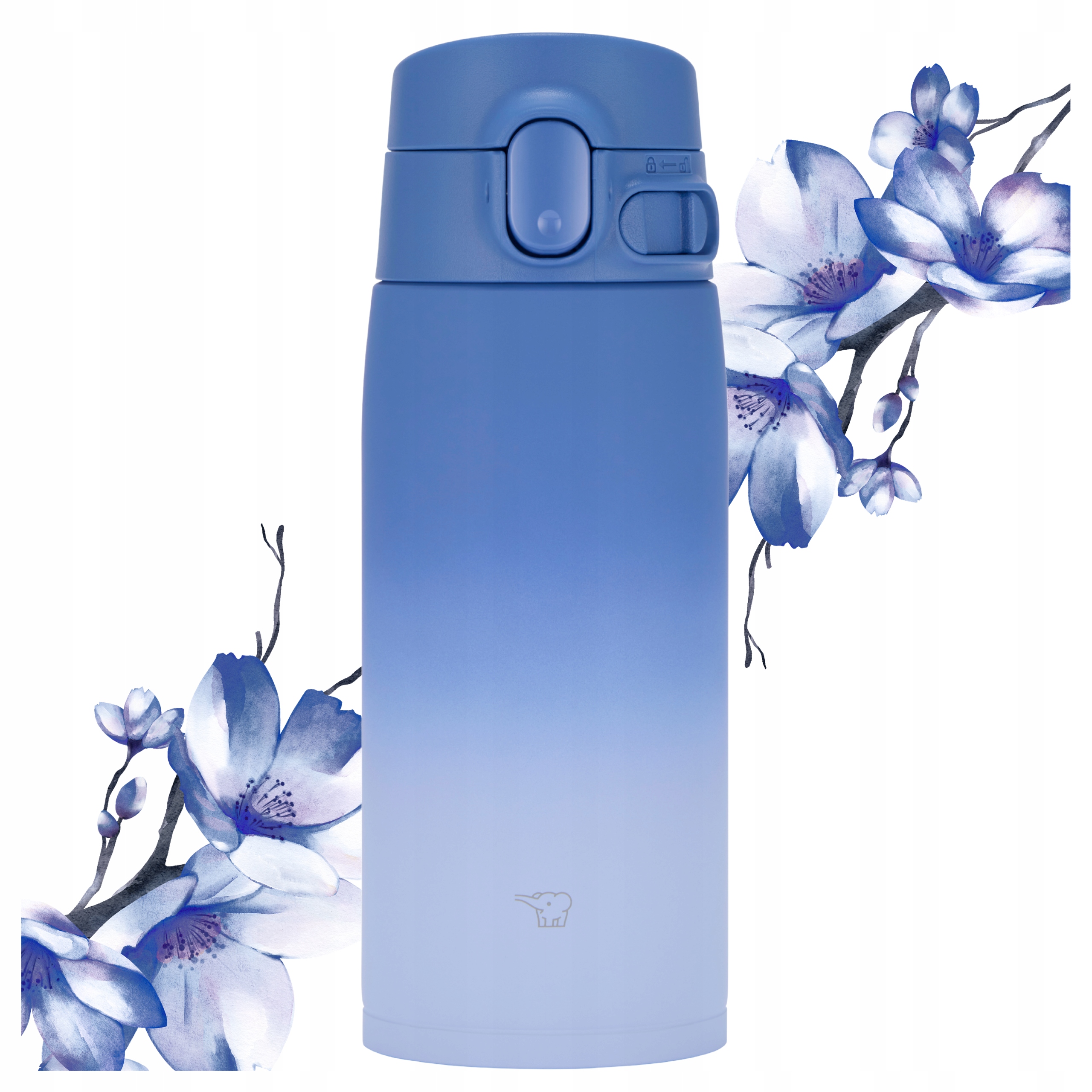 Kubek termiczny termos Zojirushi SM-VH48-AZ niebieski z gradientem, 480 ml