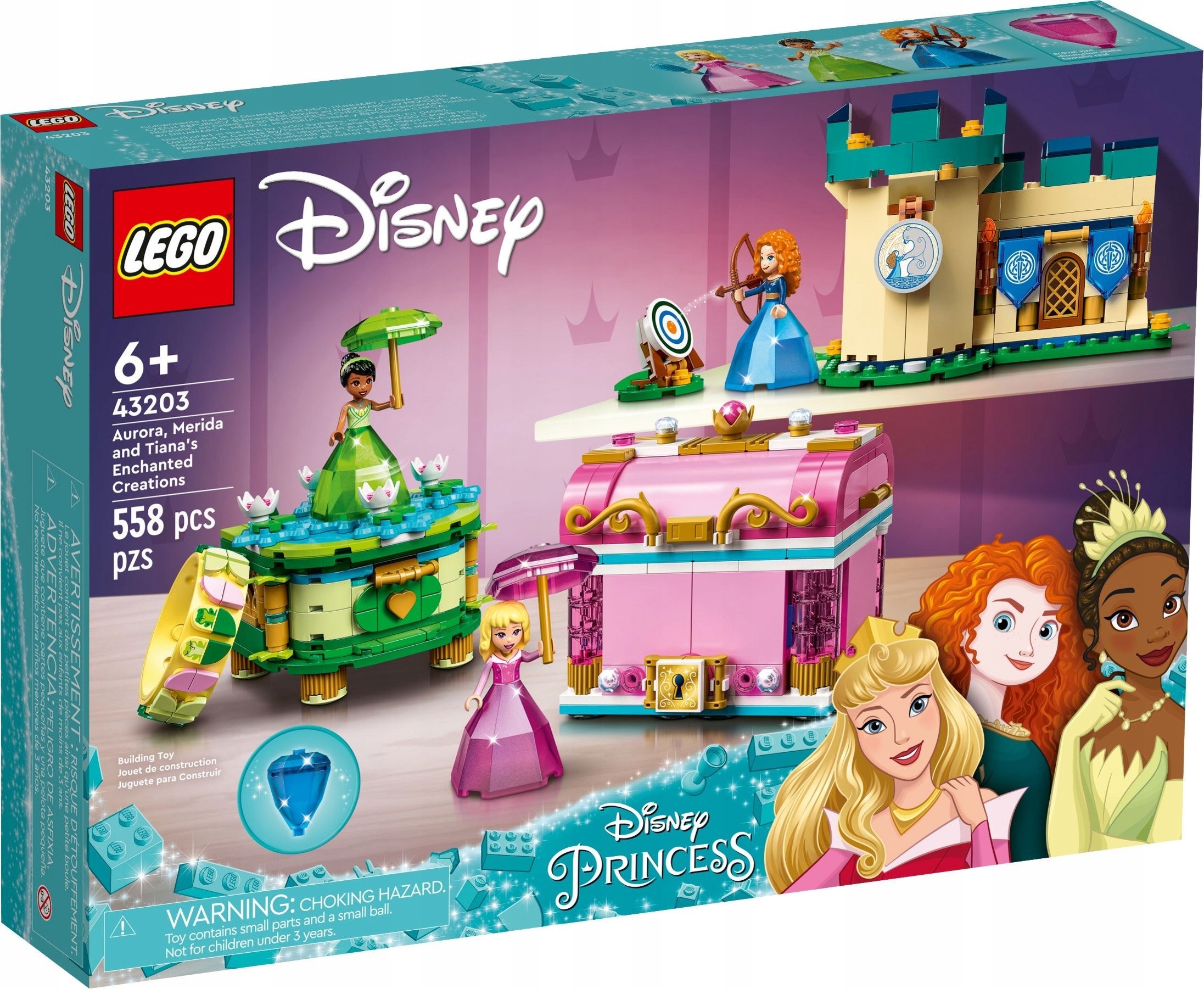 Lego 43203 Disney Kouzelné výtvory Aurory Meridy Tian
