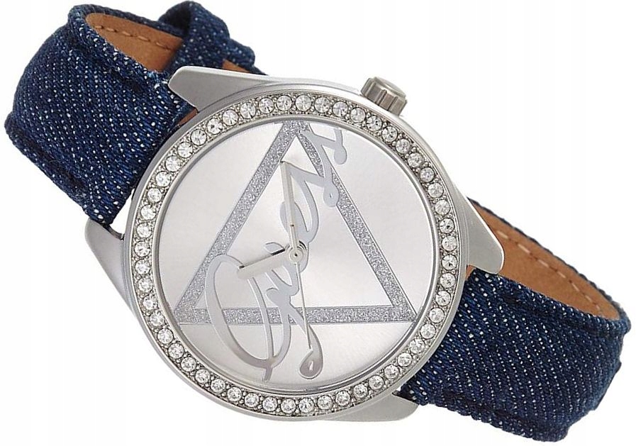 Originální Dámské Hodinky Guess W0456L Stříbrné Logo