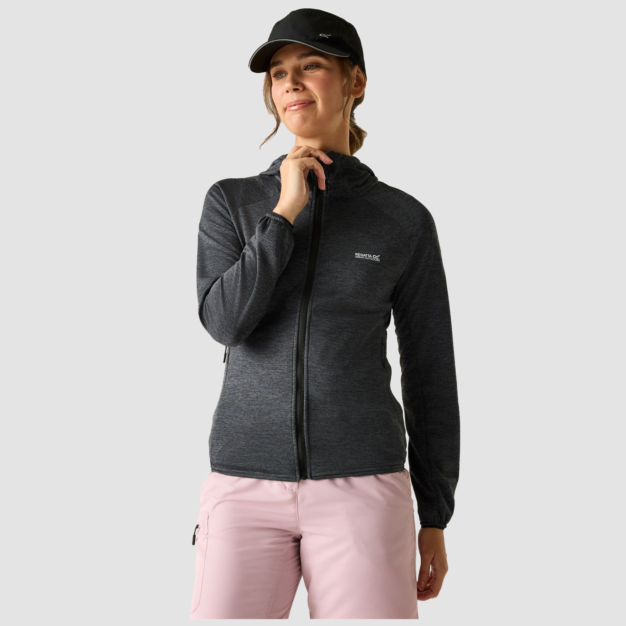 Polar Bluza damska Regatta Ferna RWL308 rozpinana z Kapturem trekkingowa L