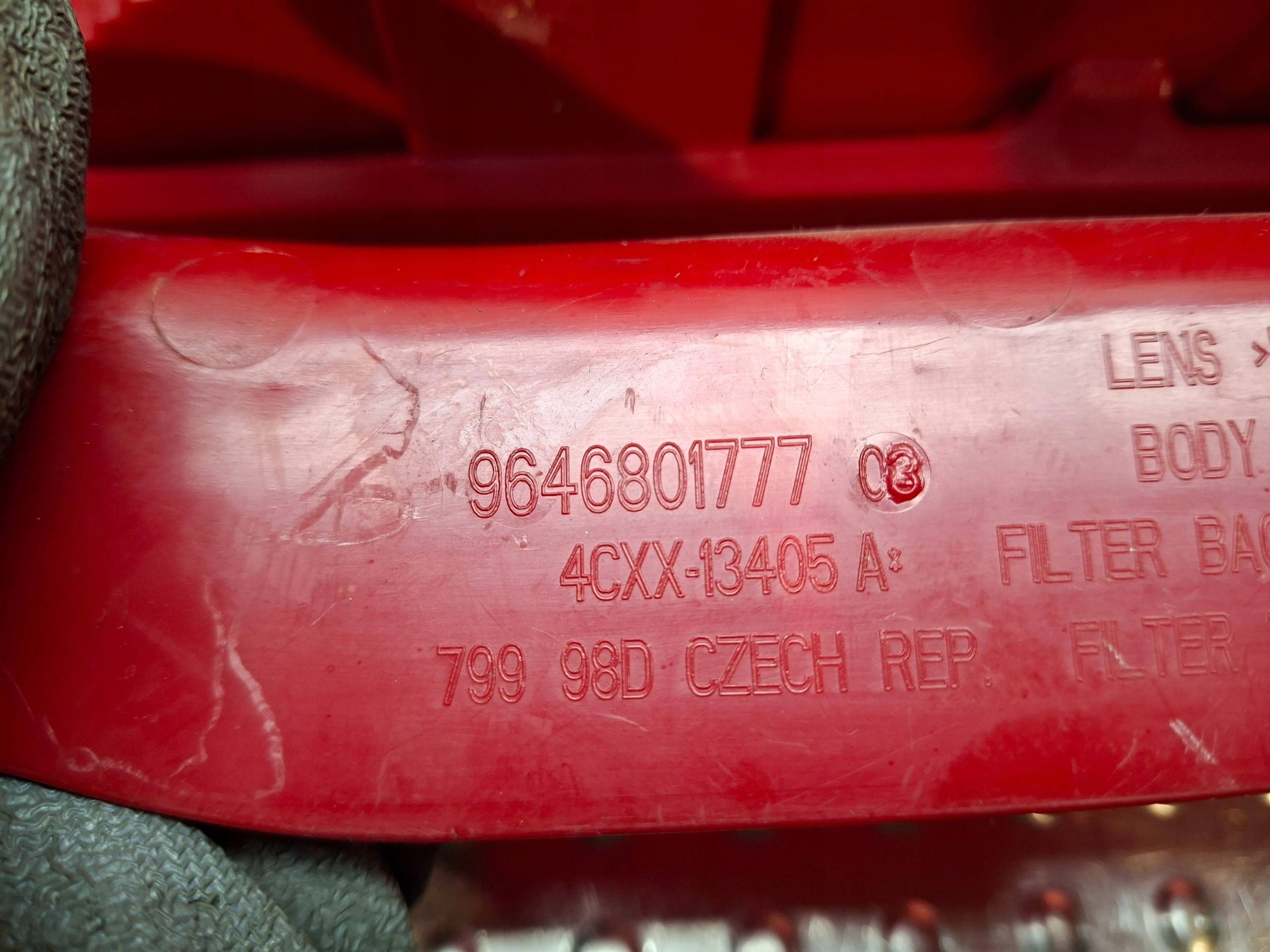 light rear left 9646801777 CITROEN C4 and 3D COUPE 2004