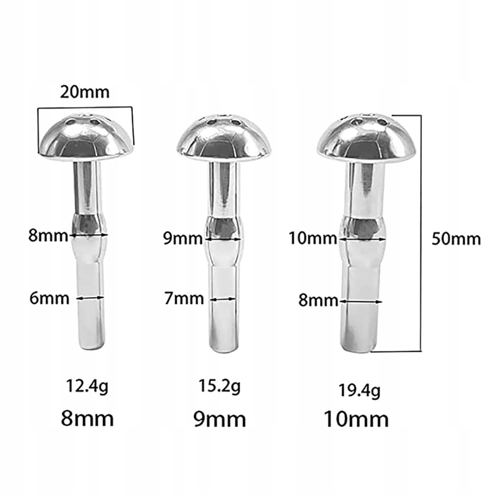 Stalowe Dilatory Do Stymulacji Penisa i Prostaty Dla Mężczyzn — miniatura 2