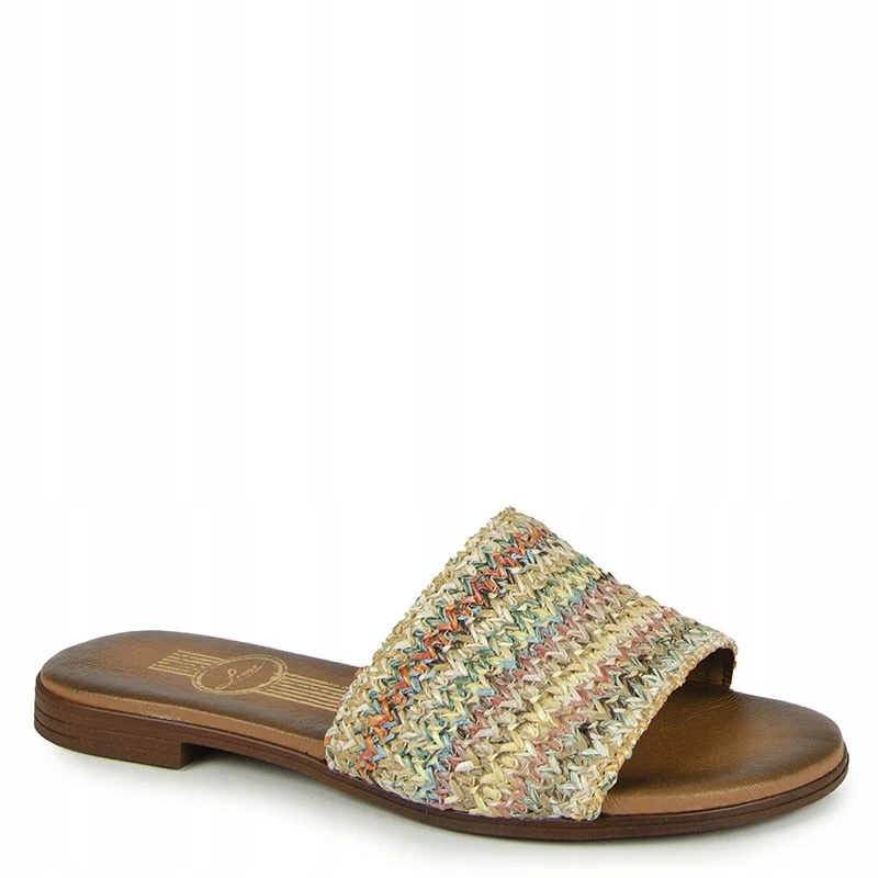 Lemar 40420 Béžové Pletené Nazouváky 36