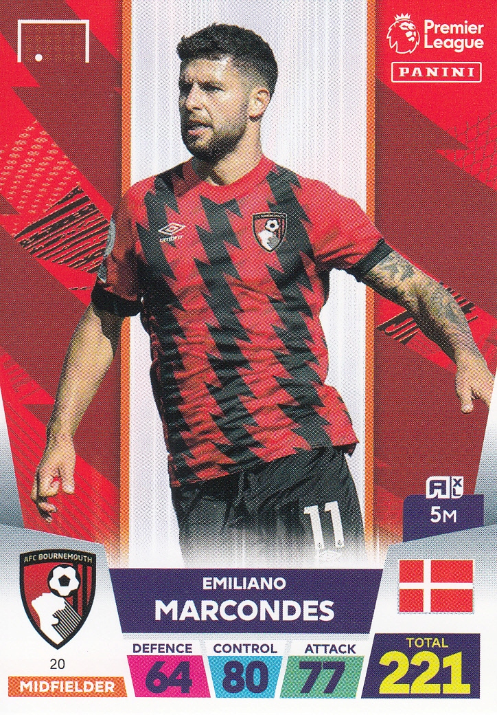 Premier League 2023 Base Card Marcondes 20