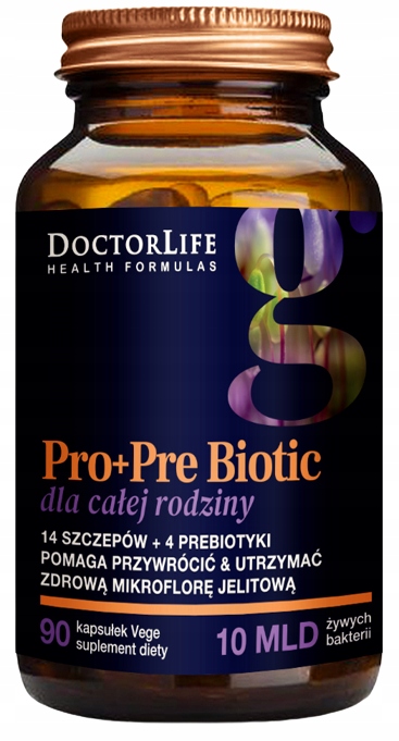 Doctor Life Pro+Pre Biotic Pre Rodinu Trávenie Imunita Zdravé črevá