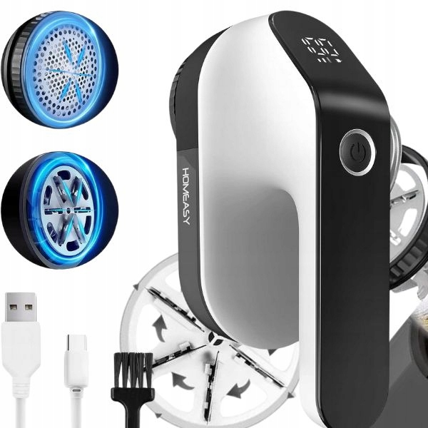 Silný Odžmolkovač A Čalounění, 6 Nožů, Bezdrátový, Odstraňovač Žmolků