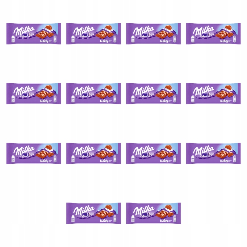 Milka Bubbly Milk 90 g X14