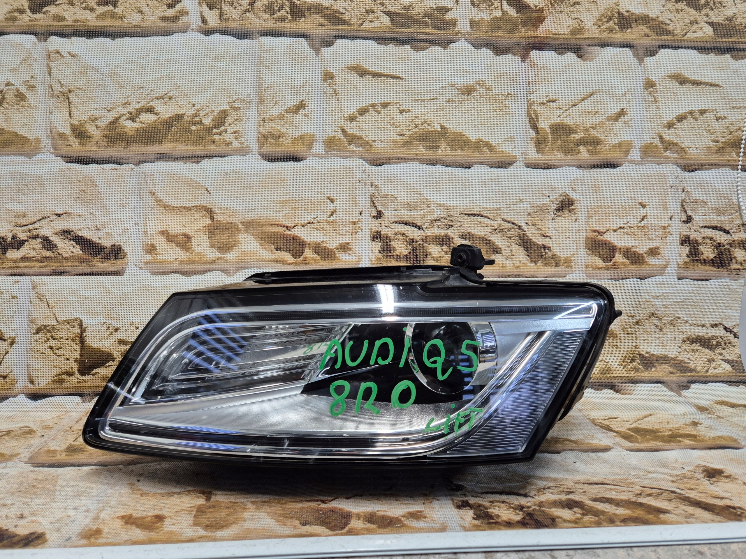 audi q5 8r0941005c lift xenon nie skrętny z led europa lewa lampa