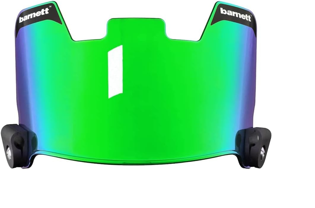 Barnett zelená přilba pro ochranu očí Americký fotbal