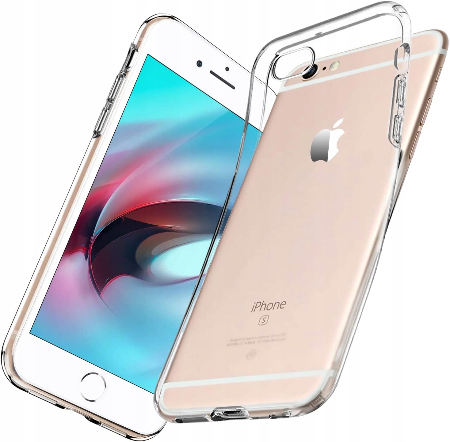 

Etui do Iphone 6 6S Przezroczyste Slim Szkło