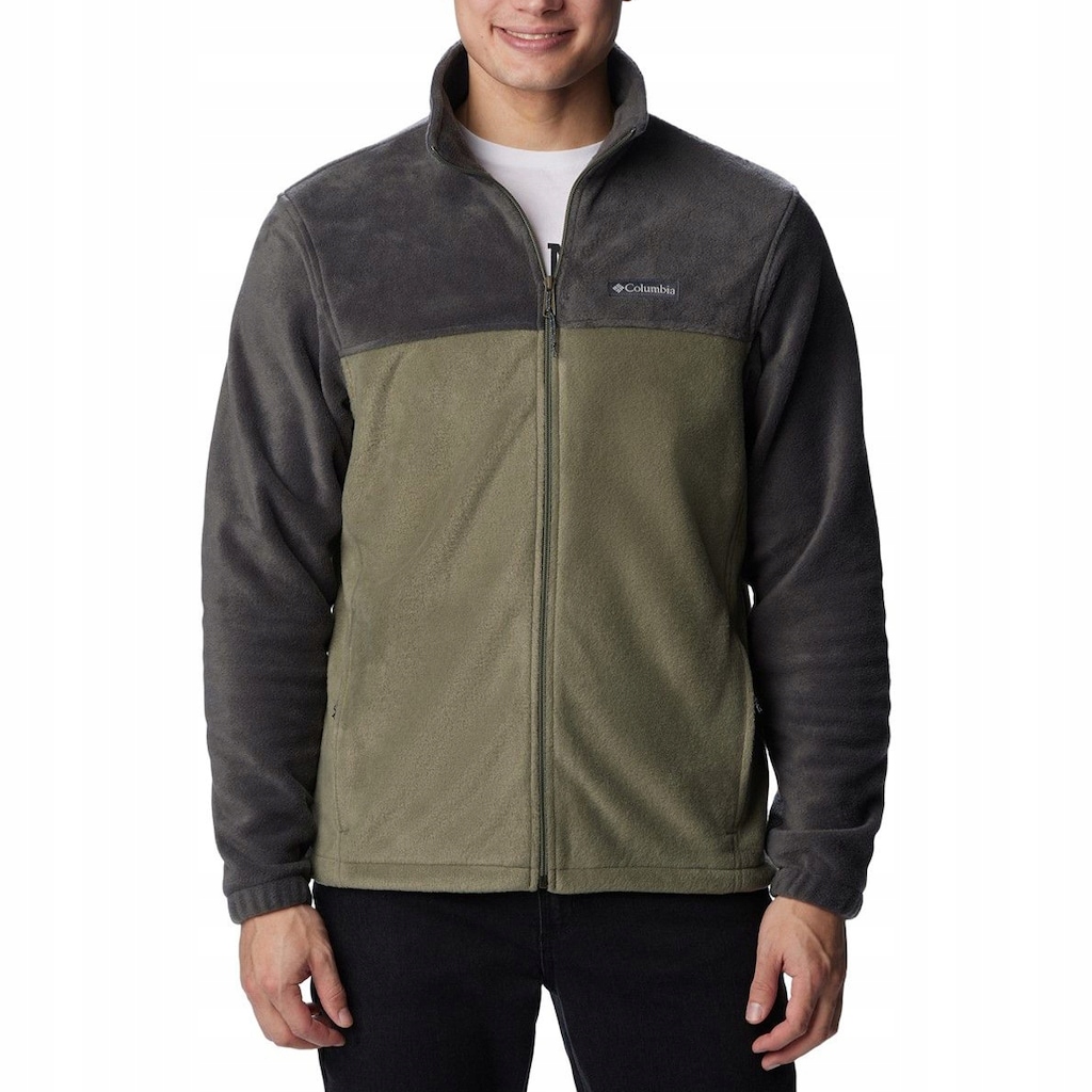 Fleecová Mikina Mikina fleecová Columbia Steens Mountain Shark Stone Green XXL