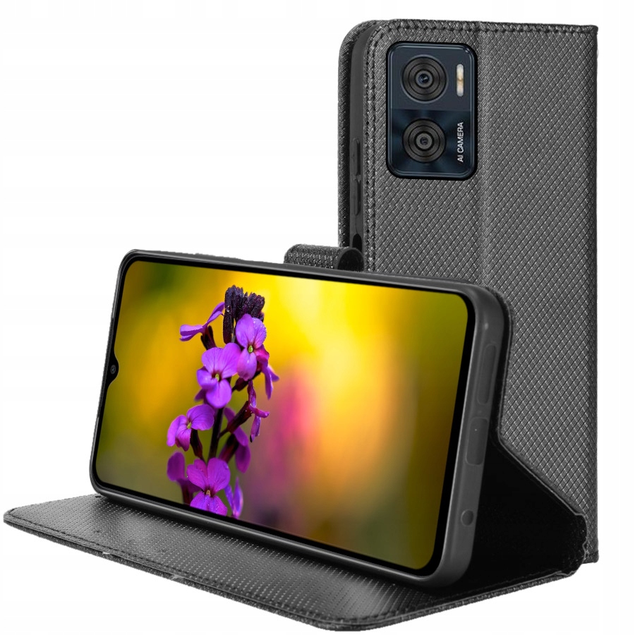 

Etui do Motorola E22 E22i Obudowa Wallet Z Klapką