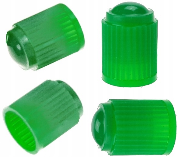 

Zielone Nakrętki Plastikowe Na Zawory Wentyle x4
