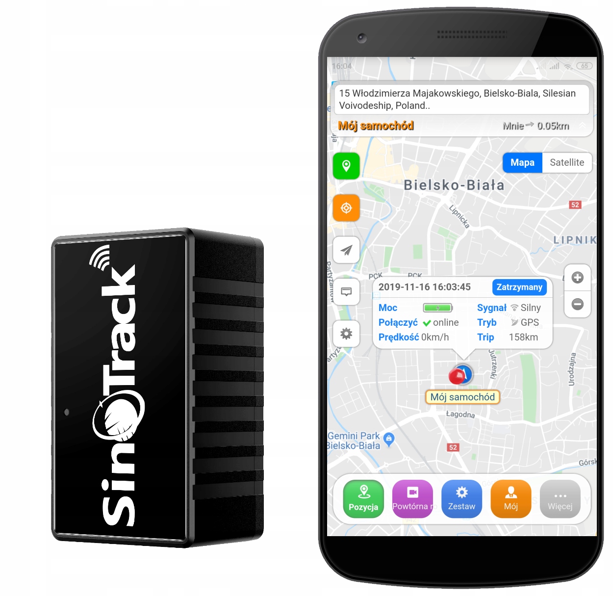 

mini lokalizator Gps podsłuch śledzenie 1050 mAh