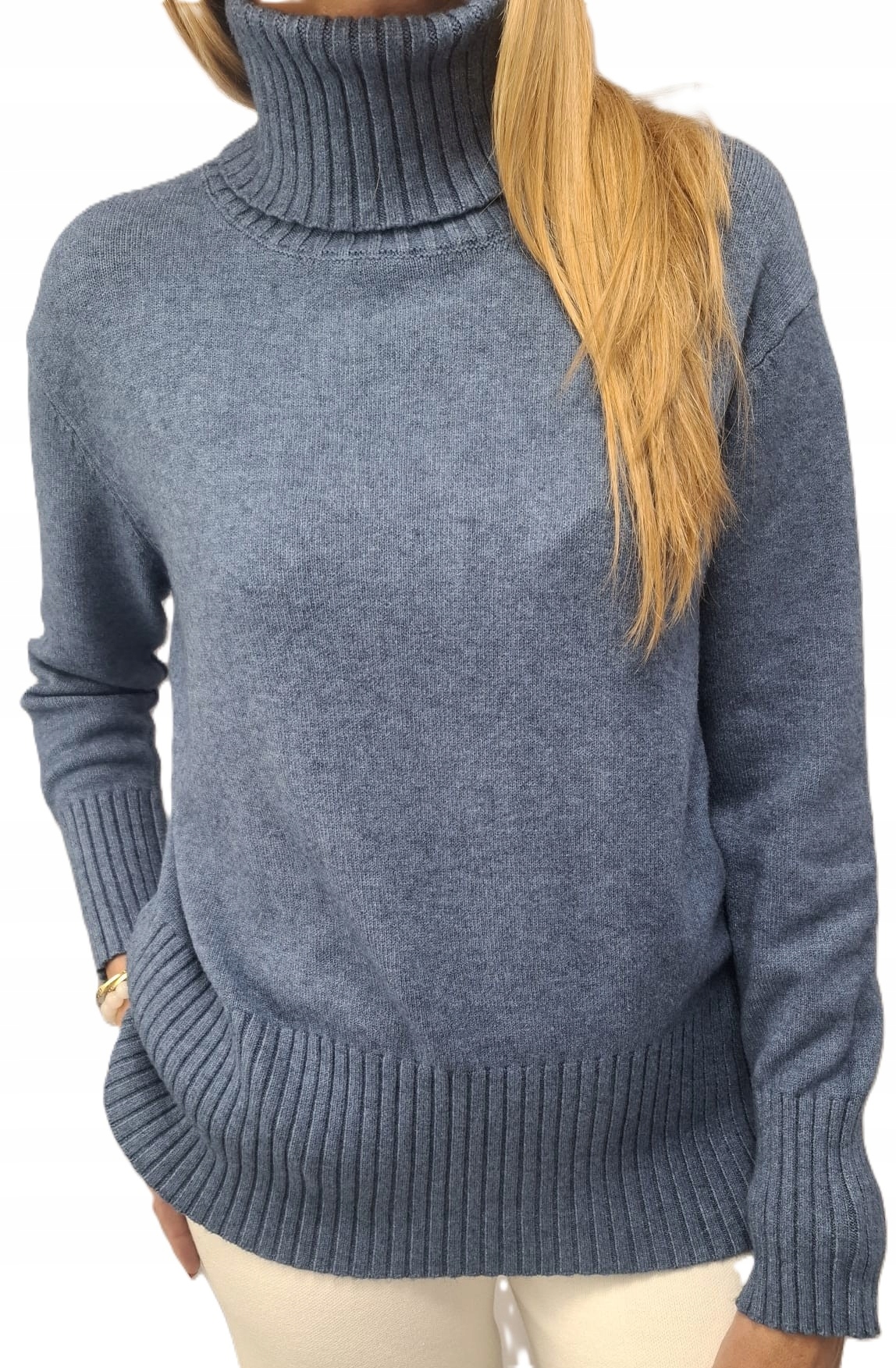 Lemonada Svetr Golf s výšivkou Klasika Modrý Jeans