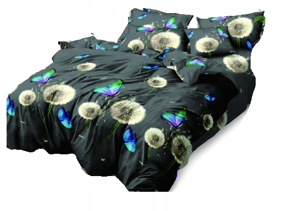 

Pościel 160x200 +2xPOSZEWKA Dwustronna 3D Komplet