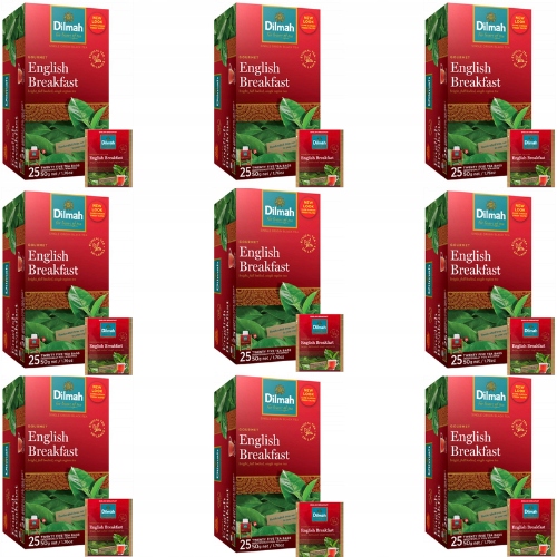 9x Herbata czarna Dilmah English Breakfast