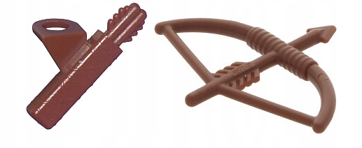 

Lego Rycerz Indianin Łuk Kołczan Brązowy 4499 4498