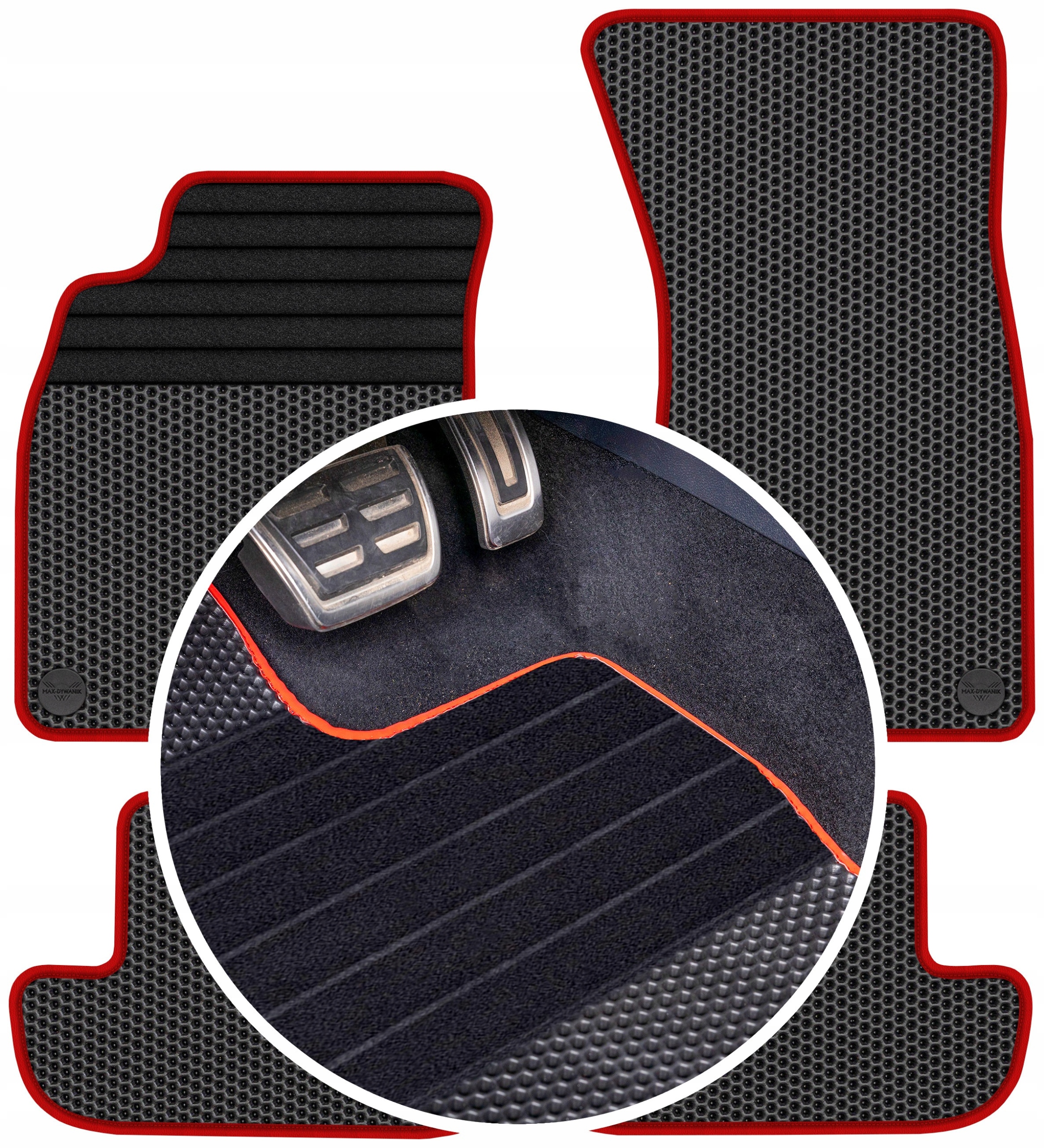 Audi A5 Cabrio 2009-2016 Gumové koberce Eva Eternity Plátky Medu