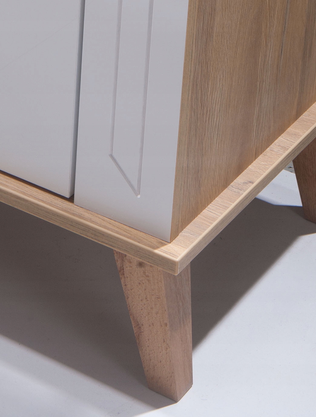 Szafa półotwarta drążek szafka STELLA biały połysk Szerokość mebla 104 cm