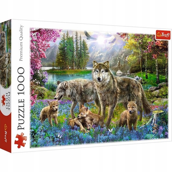 PUZZLE 1000 WILCZA RODZINA