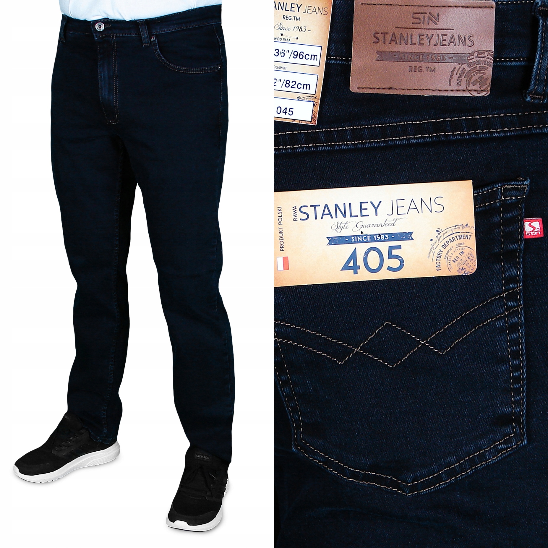 SPODNIE MĘSKIE STANLEY 405/045 W42 L32 W110-112cm