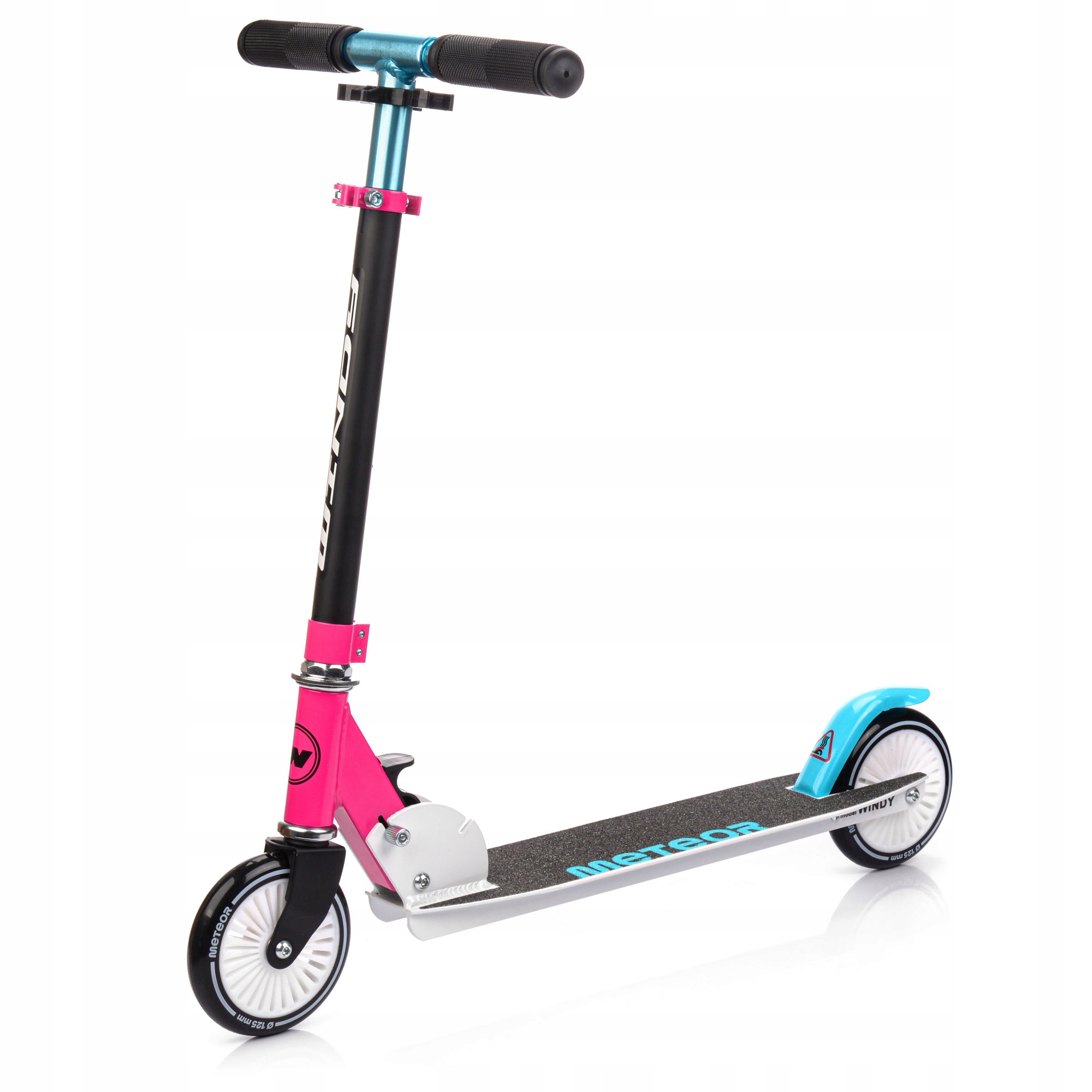 Hulajnoga Regulowana Dla Dzieci Windy Meteor Składana kółka Pu 125mm ABEC-7