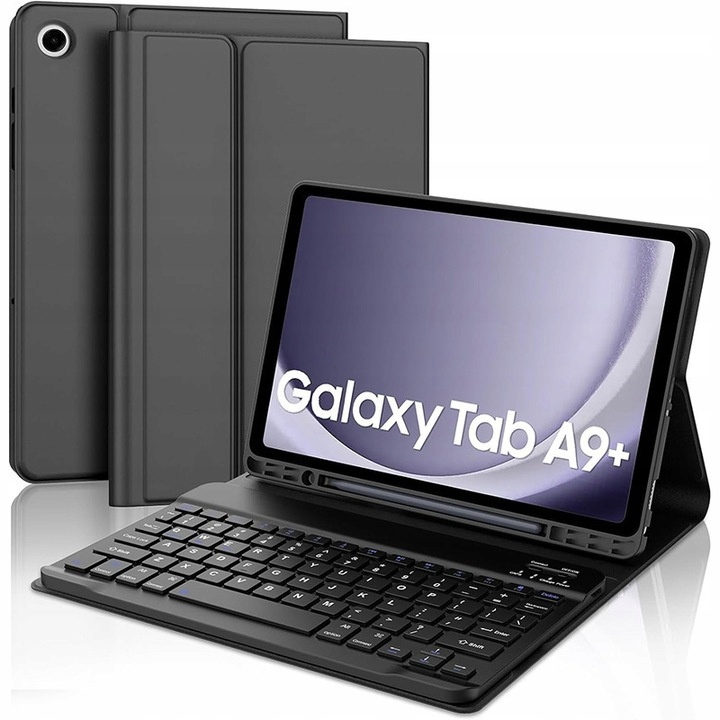 Etui futerał +klawiatura bezprzewodowa do Samsung Galaxy Tab A9+ A11 Plus