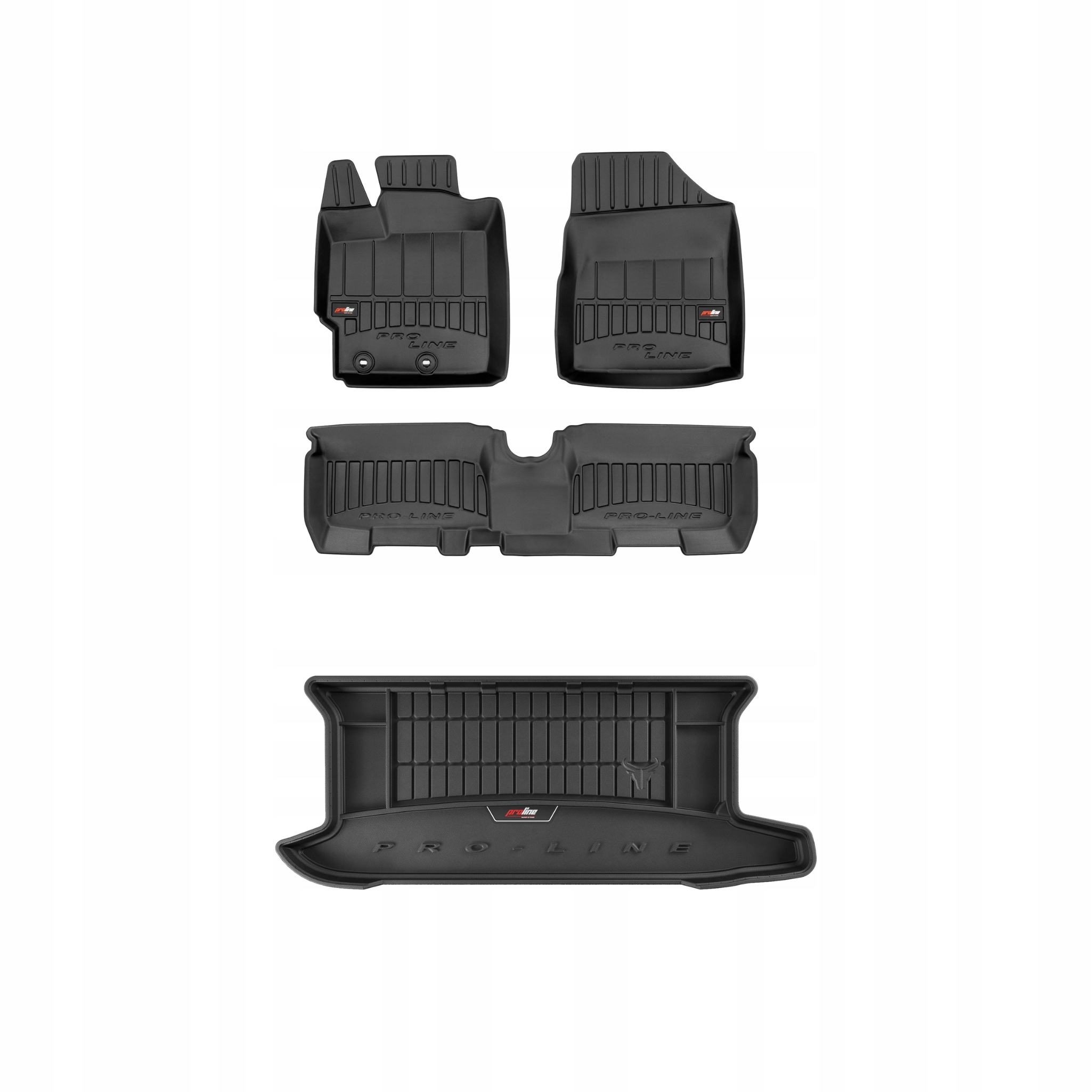 Frogum 3D Sada gumových koberců a rohože s logem pro Toyota Yaris II 2005-2011