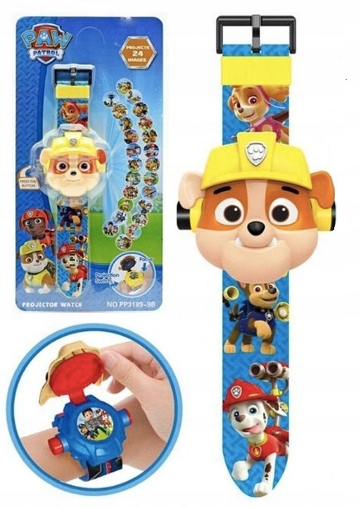 Zegarek PSI PATROL 3D z projektorem RUBBLE led