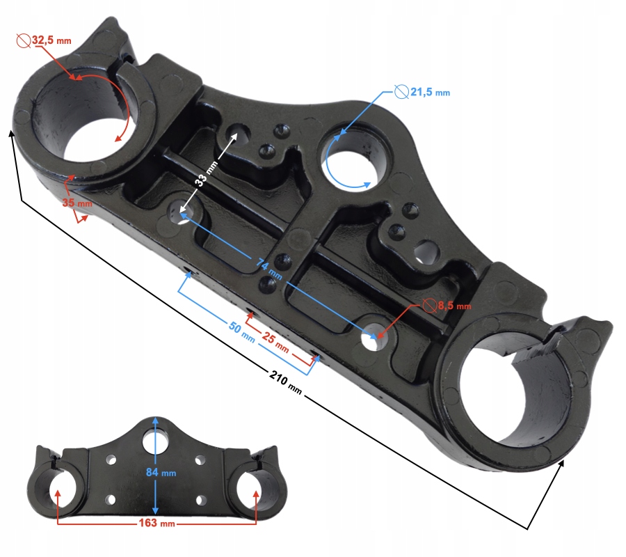 Polička Předního Zavěšení Pro Cross CRF50 Martinelli