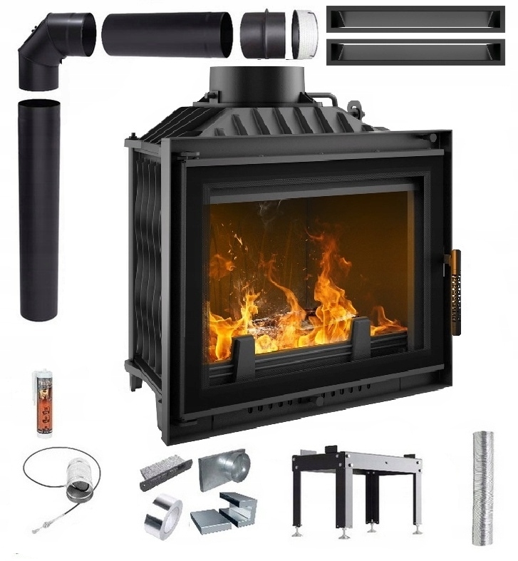 Krbová Vložka Litinová Antek 10 Deco Eko Sada Trubky Lufty Desky