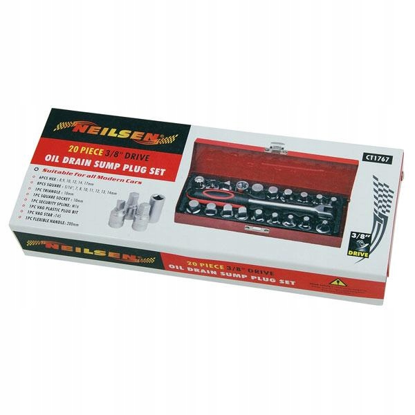 ZESTAW NASADEK KLUCZE NASADKI DO KORKOW OLEJU Producent code CT1767