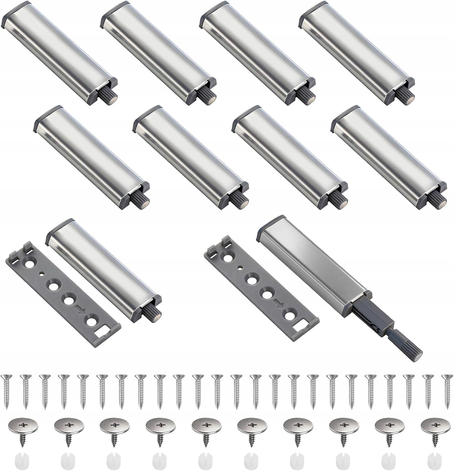 ODBOJNIK MEBLOWY MAGNETYCZNY x10 ZATRZASK SZAFKI KLIK PUSH TO OPEN