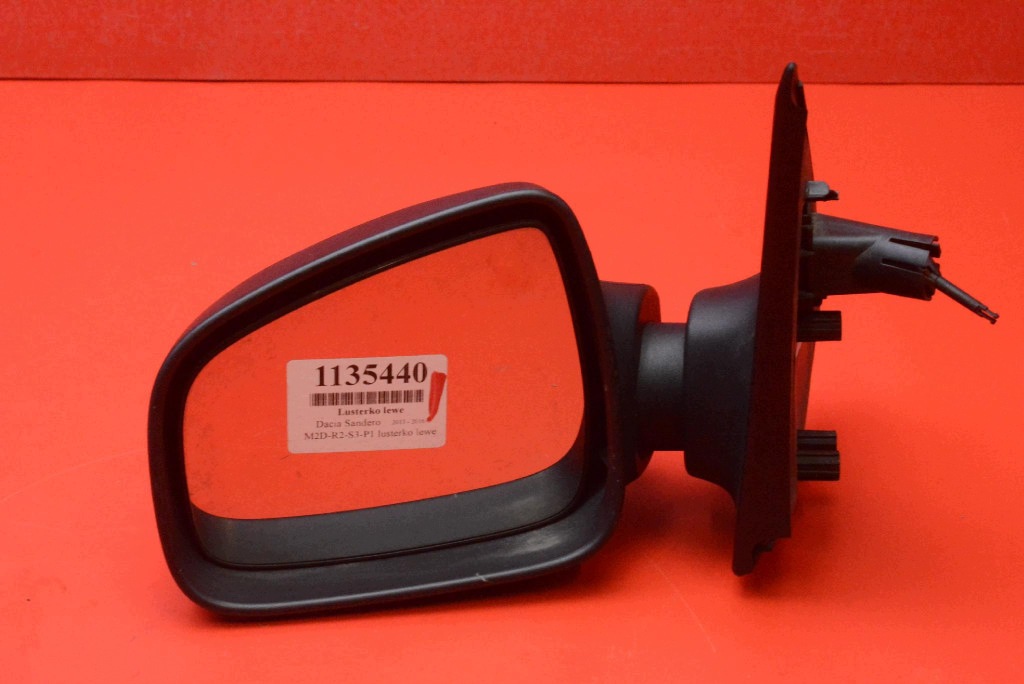 mirror left black, manually EU 963020587R DACIA SANDERO 2 II 13-16