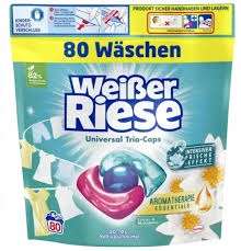 Kapsle na praní Weisser Riese Universal Trio-Caps s vůní lotosu 80 ks