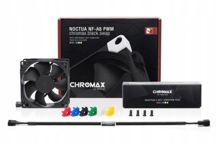 Ventilátor Noctua NF-A8 Pwm chromax.black.swap