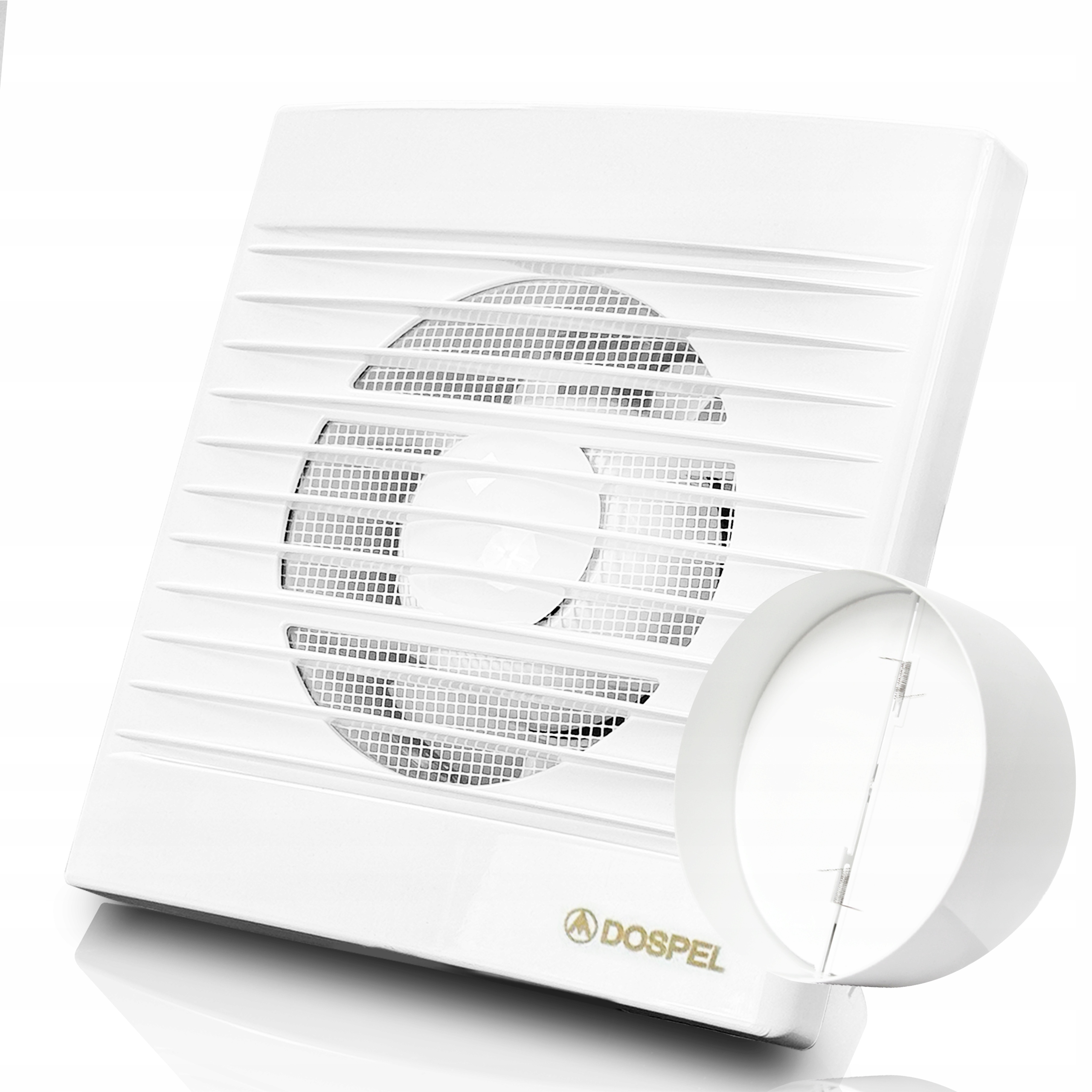 Wentylator łazienkowy 120 fi wydajny150m3/h Higrostat klapa zwrotna