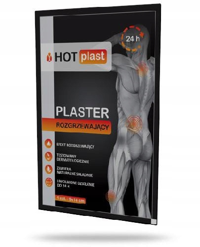 

Hot plast plaster rozgrzewający 9 x 14 cm 1 sztuka