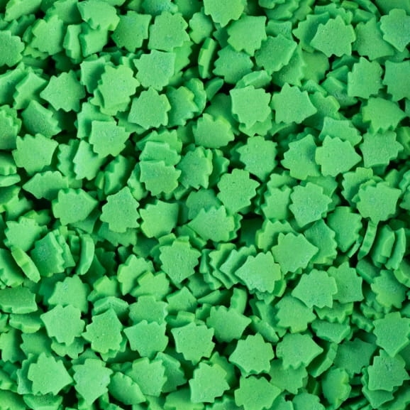 Levně Cukrový Posyp Vánoční Stromečky 1kg Konfety