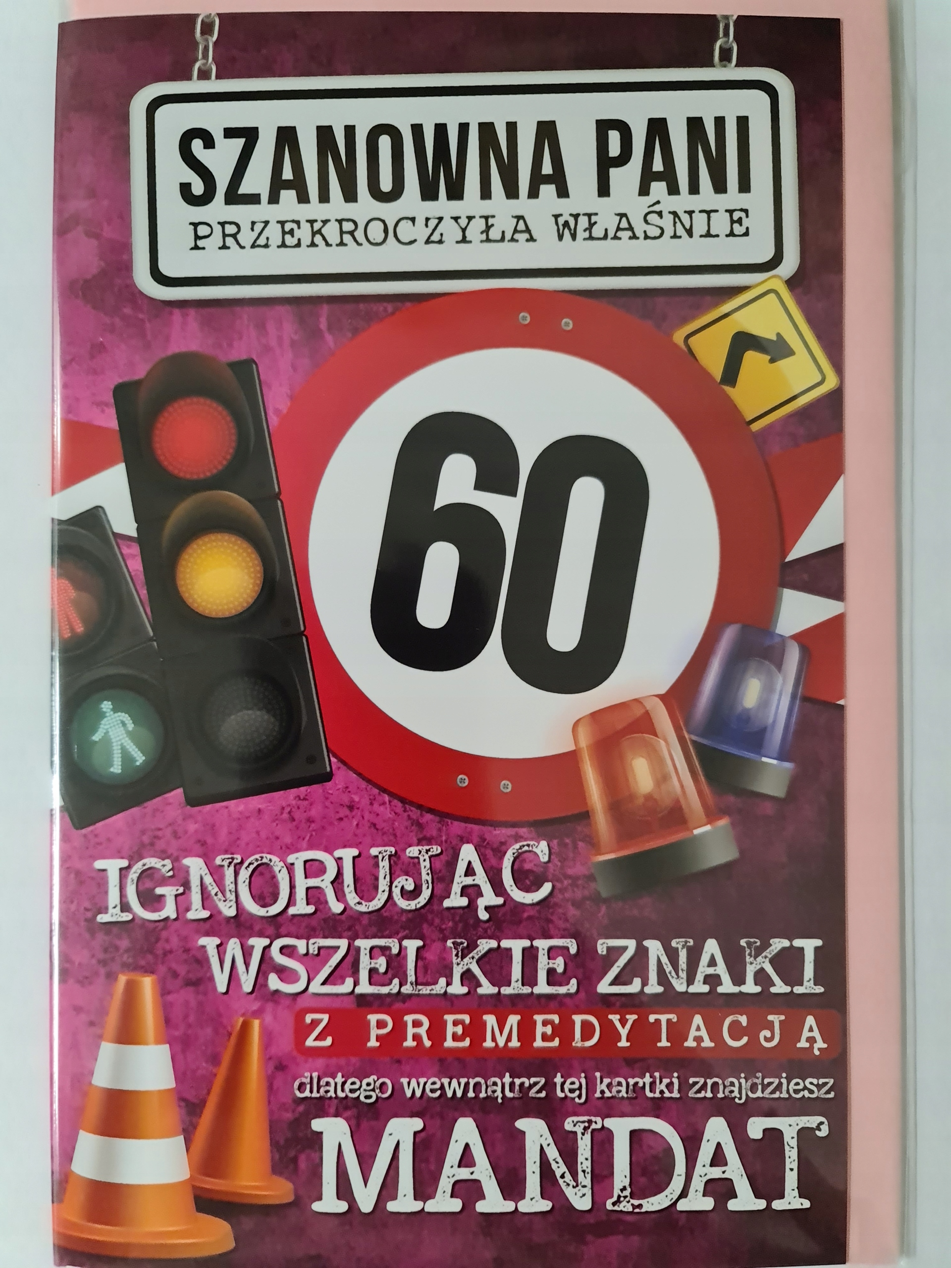 

kartka urodzinowa na 60 lat sześćdziesiąte sześćdz
