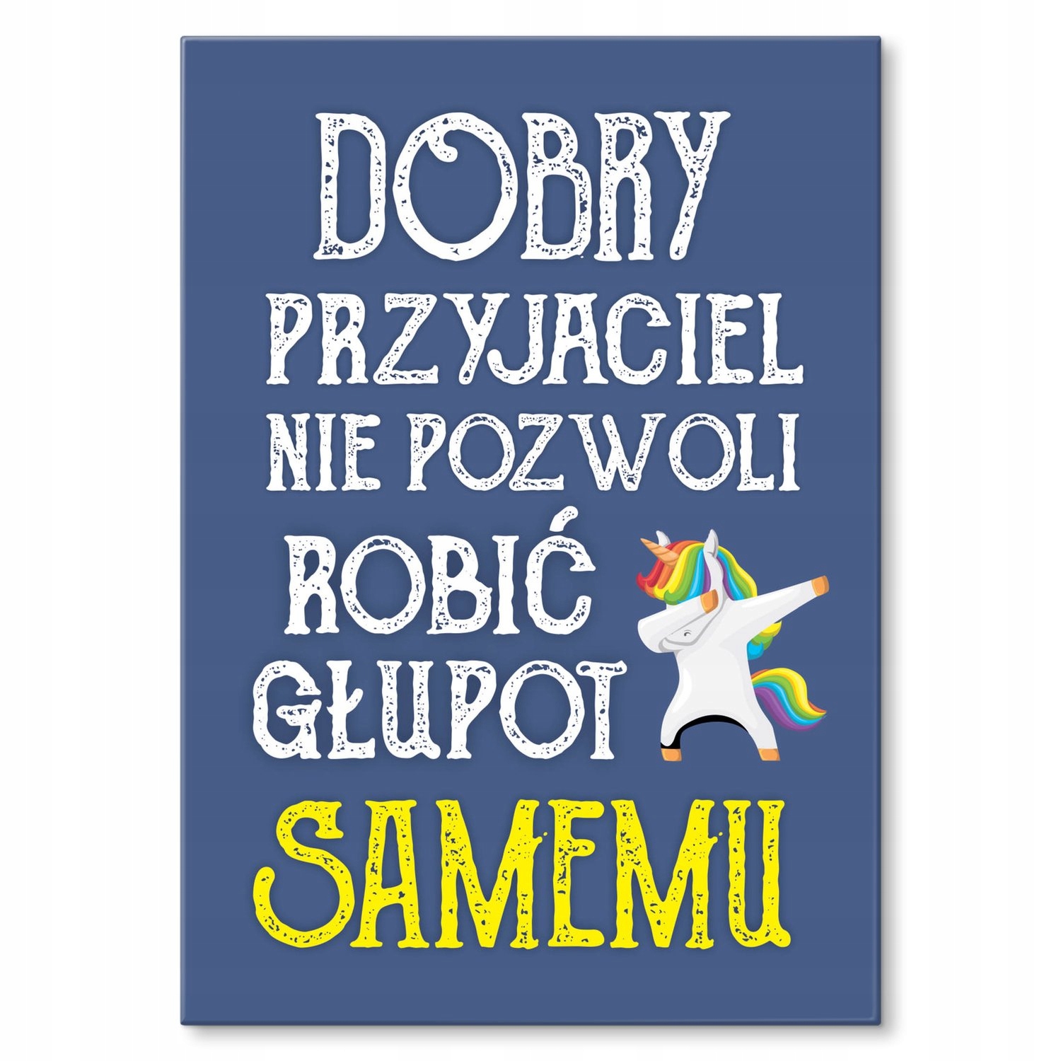 Kovový plakát Dobrý přítel Šild Plech 30 x 42 cm Dárek