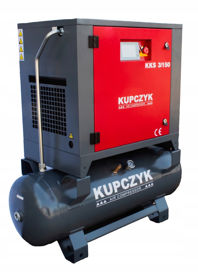 Kks 3/150 Olejový kompresor Kupczyk Kks 3/150 150 l 10 bar Pieskovačka Servis