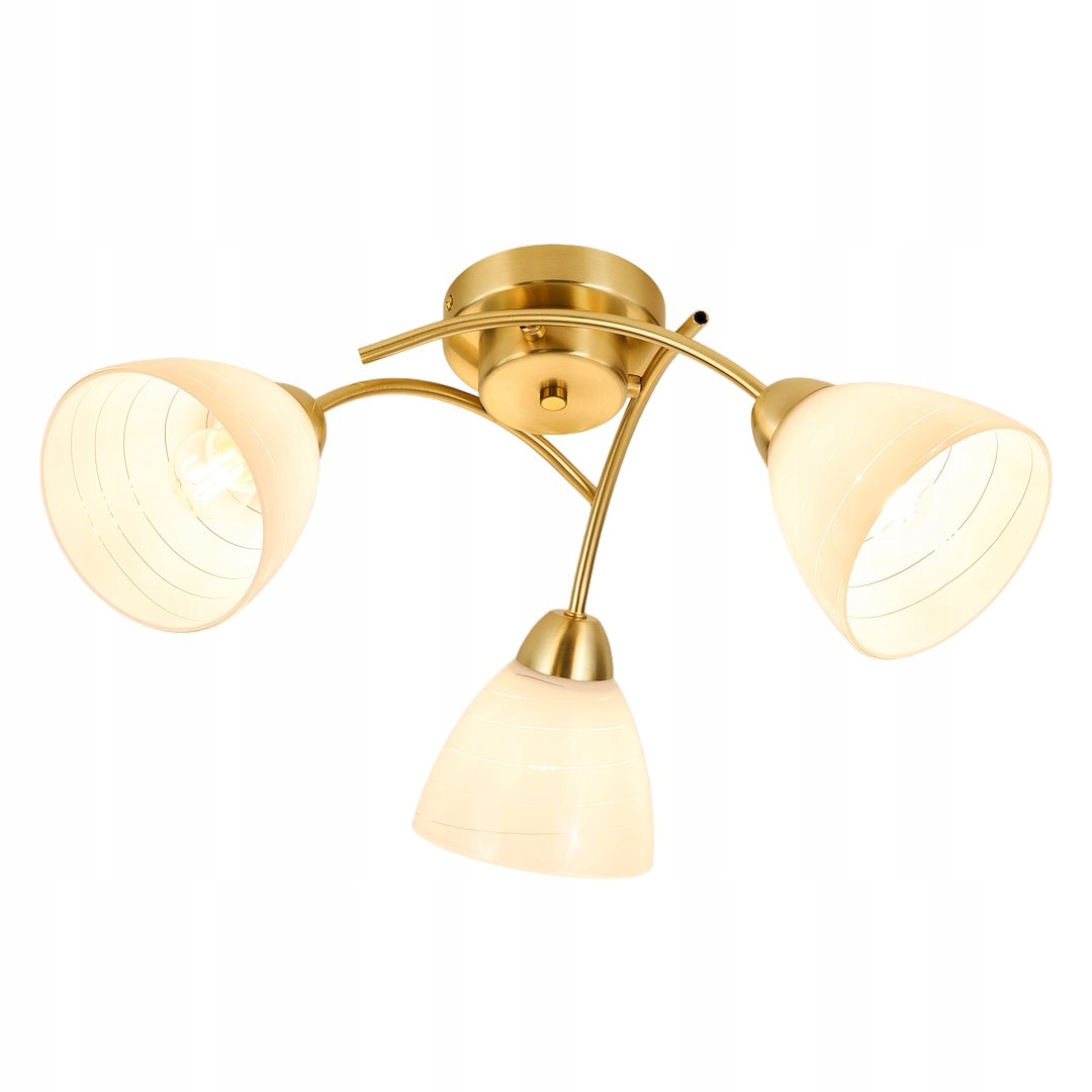 Stropní svítidlo Clara Gold 3xE27